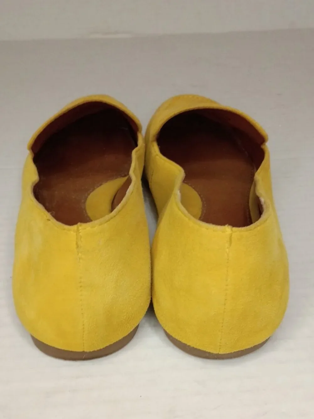 Caslon Yellow Suede Slip On Loafers Flats Women’s Size 6M
